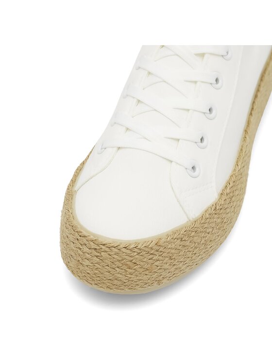 DeeZee DeeZee Espadryle WS19130-3 Biały