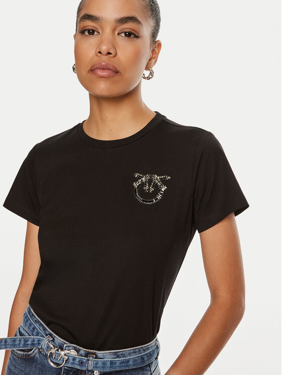 PINKO Pinko T-Shirt Nambrone 103320 A24E Schwarz Relaxed Fit