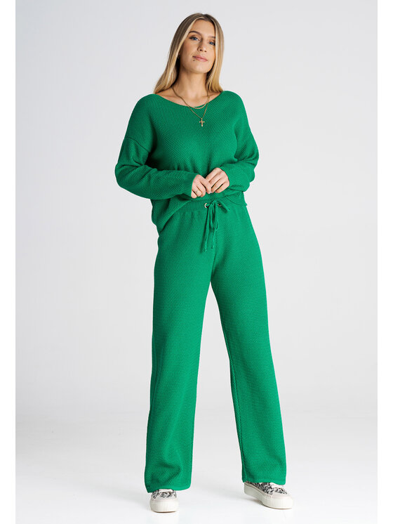 FIGL FIGLFIGL Completo maglietta e pantaloni M986 Verde Regular Fit