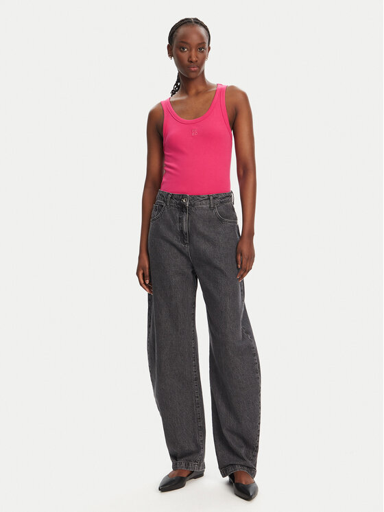 HUGO HUGO Top Datamia 50514489 Ružičasta Slim Fit
