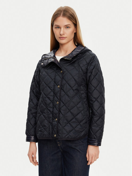 Marella Marella Átmeneti kabát English 2513481024 Sötétkék Relaxed Fit