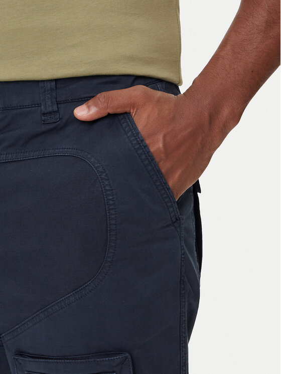 Aeronautica Militare Aeronautica Militare Stoffhose 252PA1387UCT0149 Dunkelblau Regular Fit
