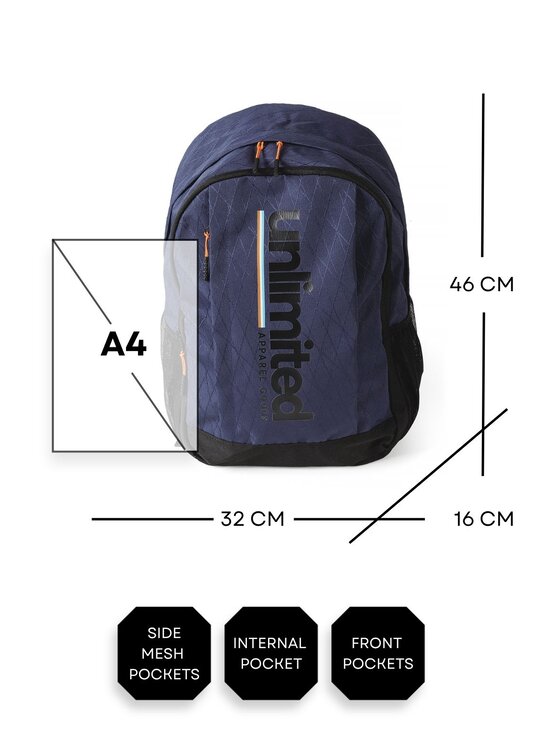 minoti minoti Plecak 33BAG252 Granatowy