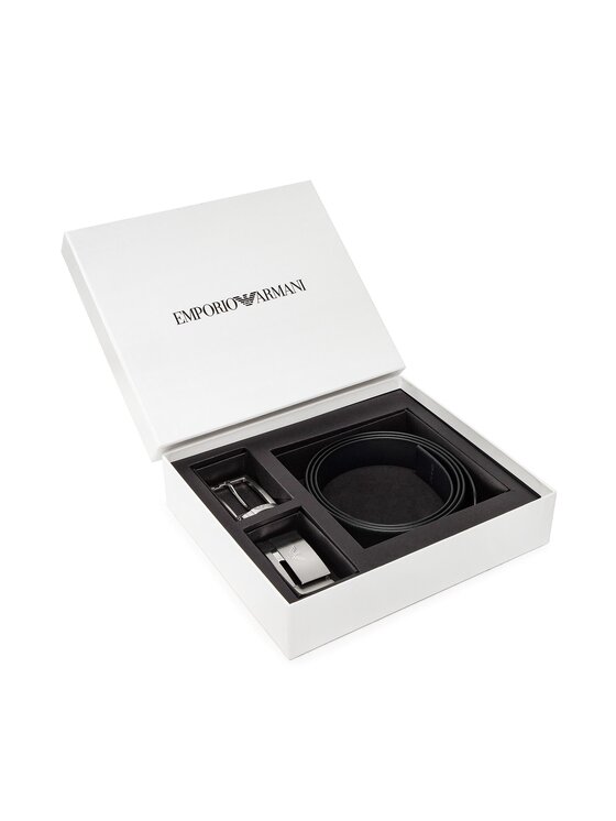 Emporio Armani Pánsky opasok Y4S498 YLP4E 81519 Čierna