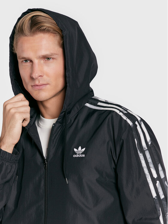 adidas adidas Geacă Camo Series HK5139 Negru Relaxed Fit