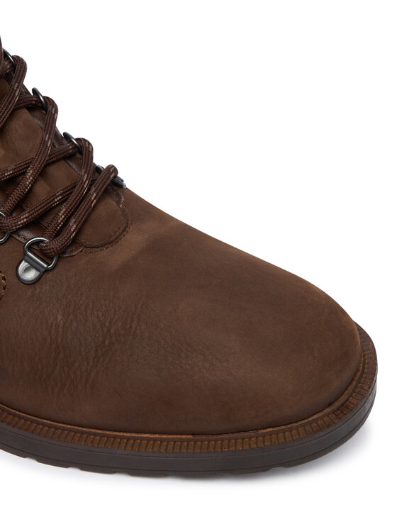 Tommy Hilfiger Tommy Hilfiger Kotníková obuv Cleated Hilfiger Wrm Hook Boot FM0FM05699 Hnědá