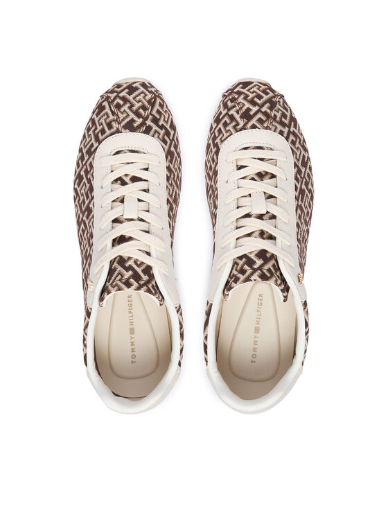 Tommy Hilfiger Tommy Hilfiger Αθλητικά Bella Monogram Sneaker FW0FW09523 Καφέ