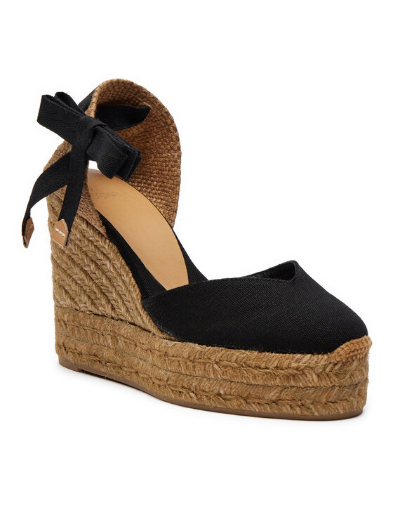 Castañer Castañer Espadryle Chiara T/8Ed/001 021458 Czarny
