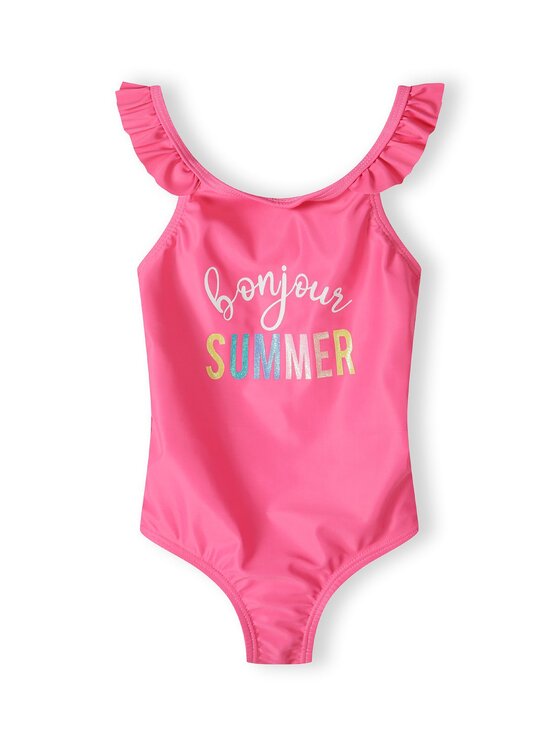minoti minoti Strój kąpielowy 22swim51 Różowy