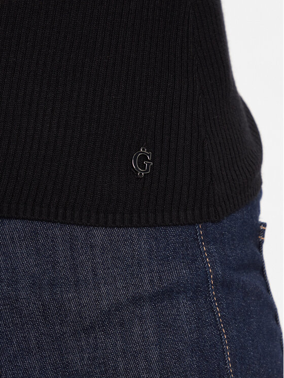 Guess Guess Πουλόβερ W5BR48 Z0612 Μαύρο Slim Fit