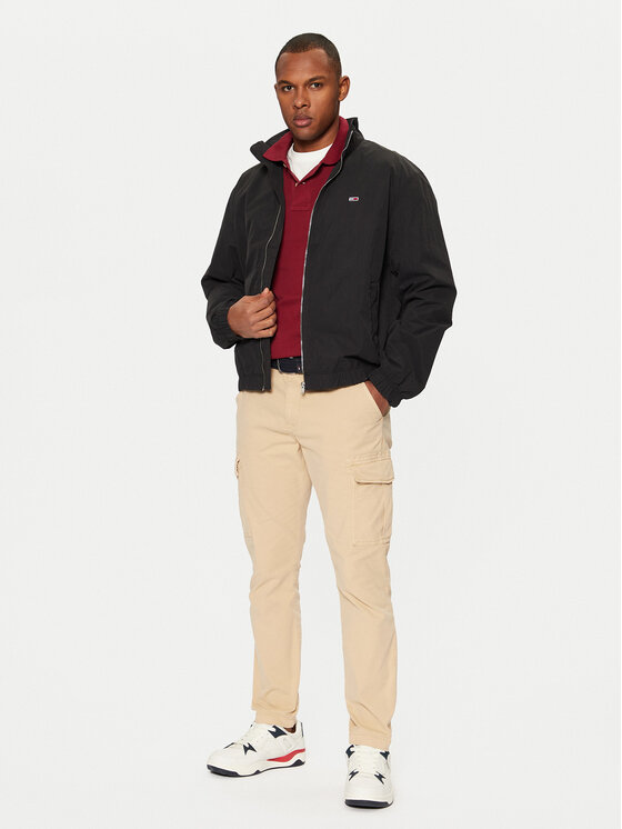 Tommy Jeans Tommy Jeans Átmeneti kabát Essential DM0DM20655 Fekete Regular Fit