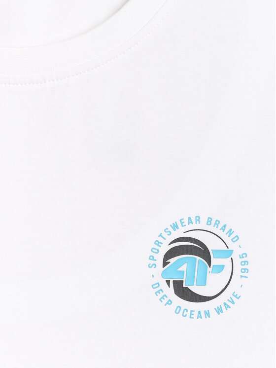 4F 4F Tank top SUMMER CODE Bílá Regular Fit