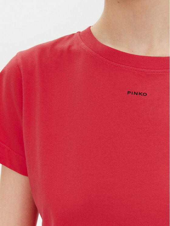 PINKO PINKO T-Shirt 100373 A228 Czerwony Regular Fit