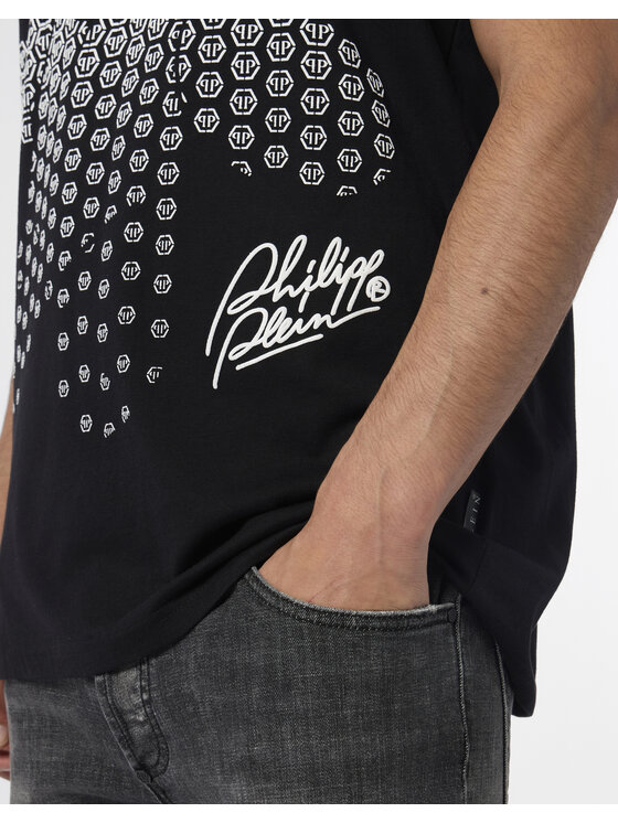 PHILIPP PLEIN PHILIPP PLEIN T-Shirt 29726 Černá Regular Fit