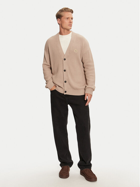 Calvin Klein Jeans Calvin Klein Jeans Kardigāns J30J326201 Bēšs Regular Fit