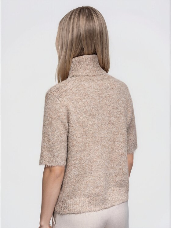 Ombre Ombre Rolák OW-SW-E0049 Béžová Regular Fit