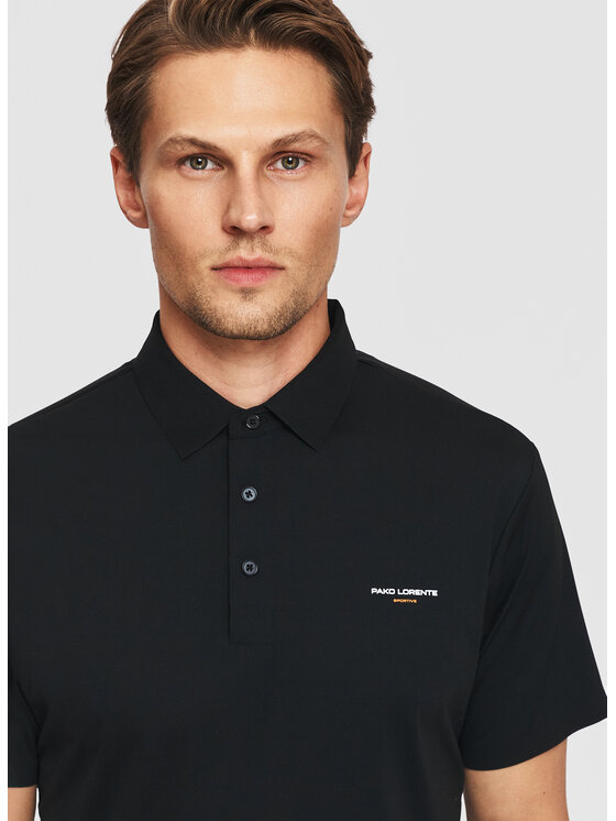 Pako Lorente Pako Lorente Polo P26SF-TX-014 Czarny Classic Fit