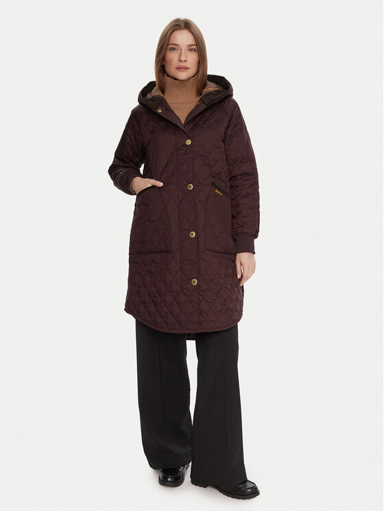 Barbour Kurtka przejściowa LQU1838RE96 Bordowy Regular Fit