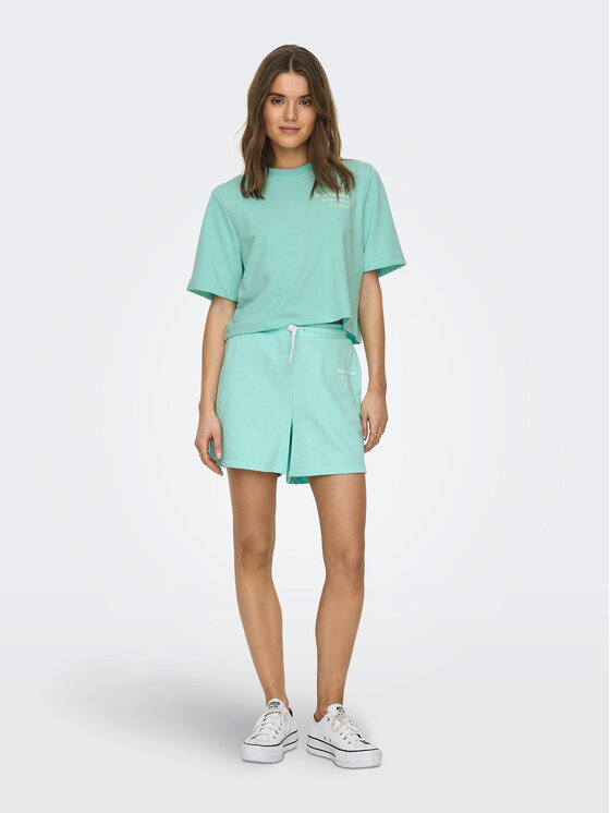 ONLY ONLY Sportske kratke hlače 15293692 Zelena Regular Fit