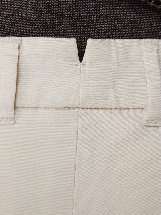 BOSS BOSS Riidest püksid C-Perin 50555842 Valge Regular Fit