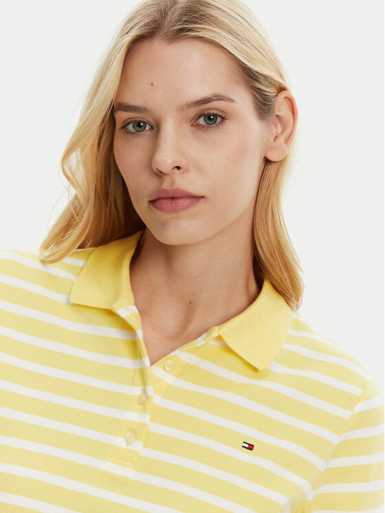 Tommy Hilfiger Tommy Hilfiger Polo 1985 WW0WW43224 Κίτρινο Regular Fit
