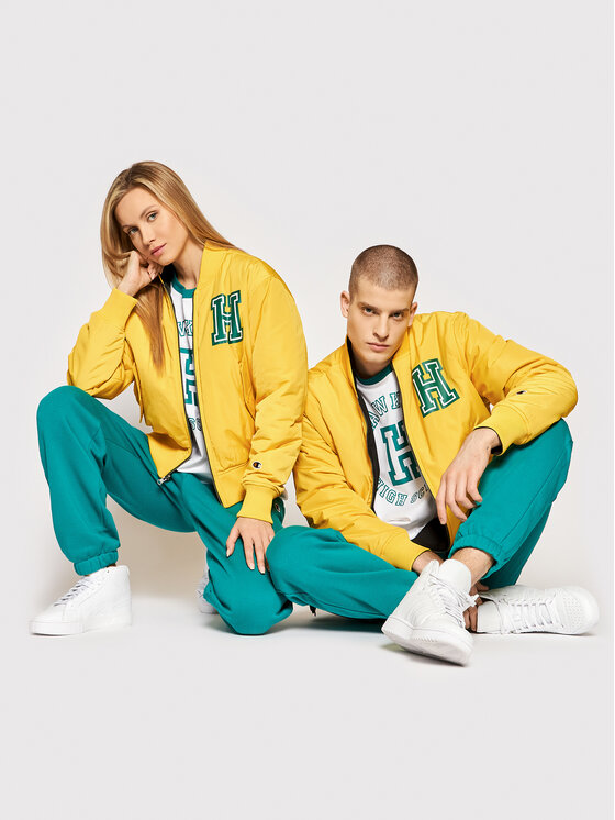 Champion Champion Яке бомбър Unisex STRANGER THINGS Hawkins 217754 Жълт Regular Fit