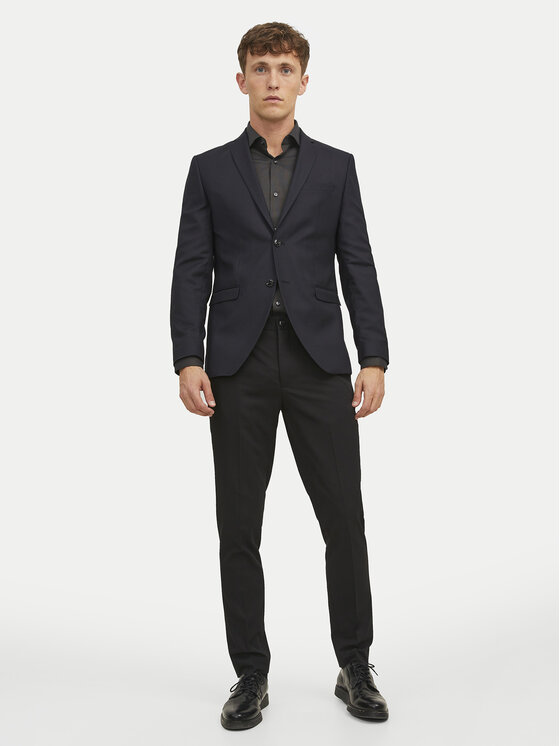 Jack&Jones Jack&Jones Σακάκι Solaris 12141107 Μαύρο Slim Fit