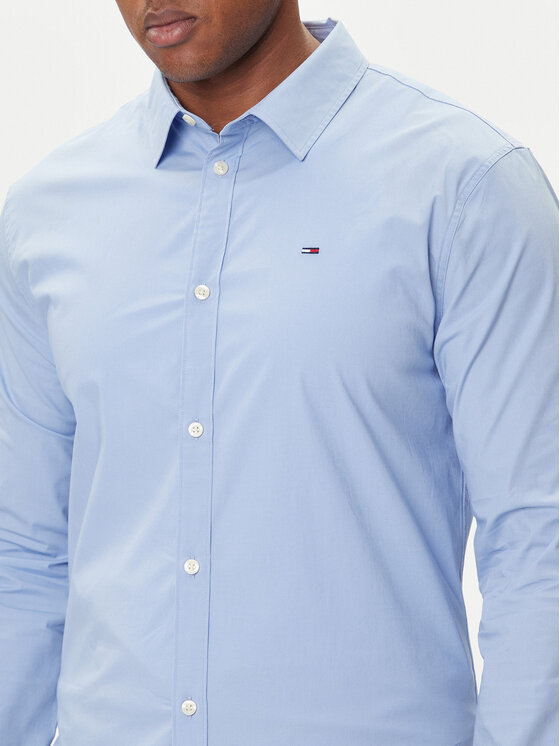 Tommy Jeans Tommy Jeans Košulja DM0DM04405 Svijetloplava Slim Fit