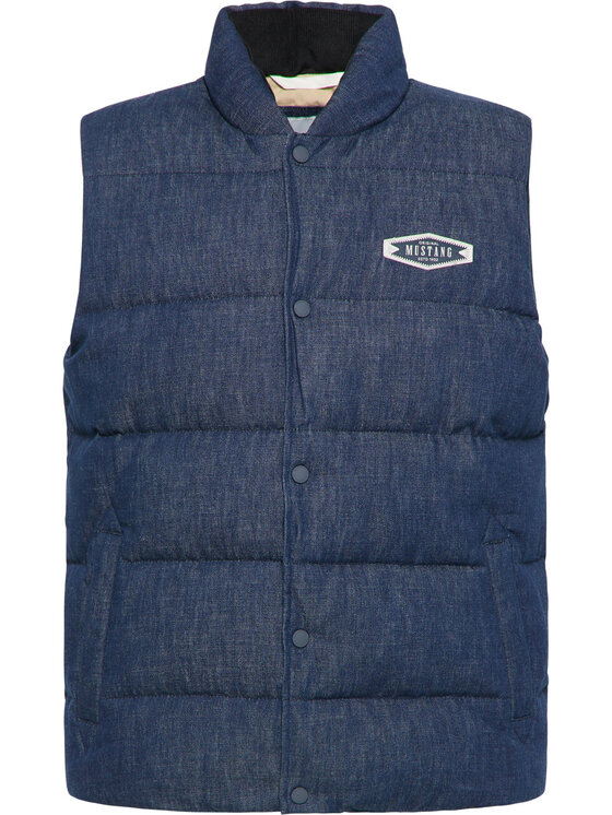 Mustang Mustang Smanicato Dennis Denim Quilt Blu Regular Fit
