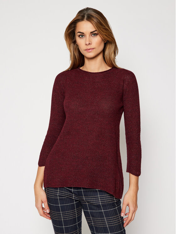 Persona by Marina Rinaldi Persona by Marina Rinaldi Пуловер 1363350 Бордо Regular Fit