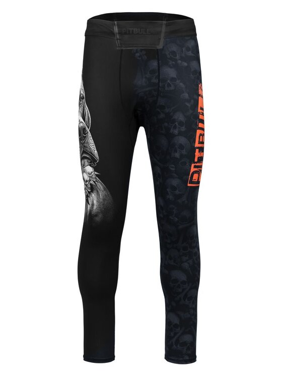 PITBULL PITBULL Legginsy BLACKY Czarny Regular Fit
