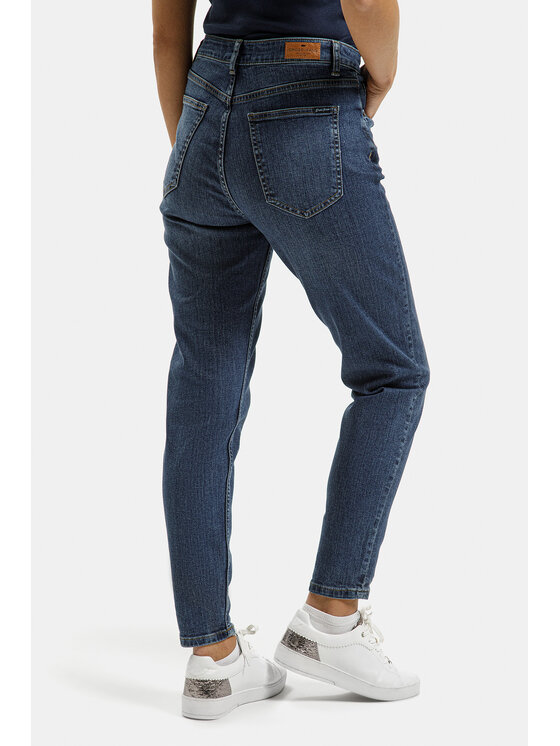 Cross Jeans Cross Jeans Jeansy N 432-085 Niebieski Mom Fit