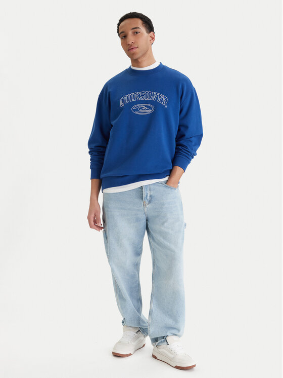 Quiksilver Quiksilver Bluză New Iconic EQYFT05206 Albastru Oversize