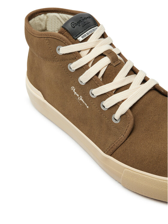 Pepe Jeans Pepe Jeans Sneakersy Ben Top PMS31051 Zielony