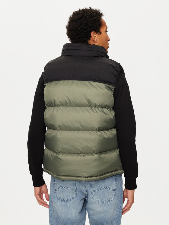 Schott NYC Schott NYC Prsluk UTAHV Zelena Regular Fit