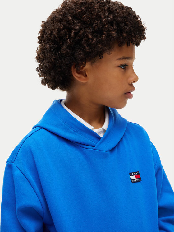Tommy Hilfiger Tommy Hilfiger Džemperis ar kapuci Flag Heritage KS0KS00772 Zils Regular Fit