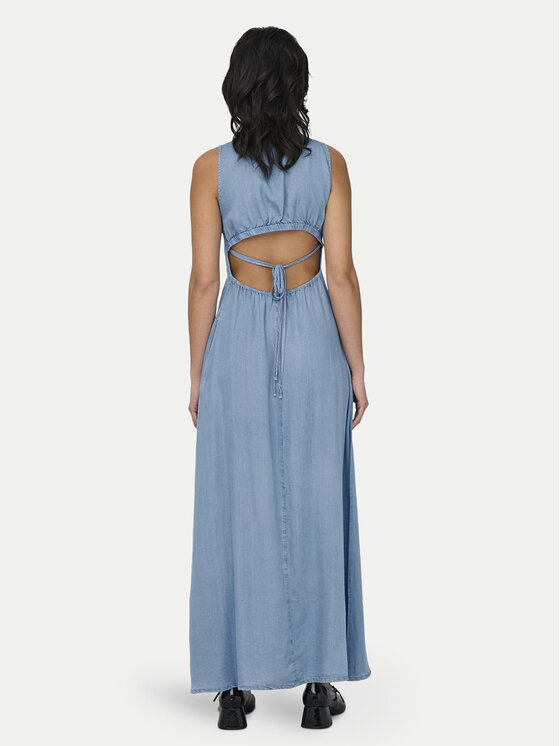 ONLY ONLY Poletna obleka Brighton 15318546 Modra Loose Fit