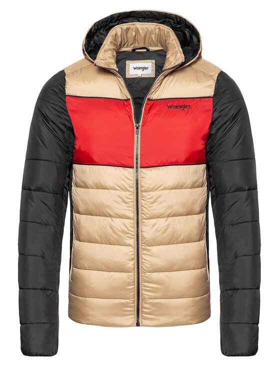 Wrangler Wrangler Giubbotto invernale 3COL PUFFER JACKET Nero Regular Fit