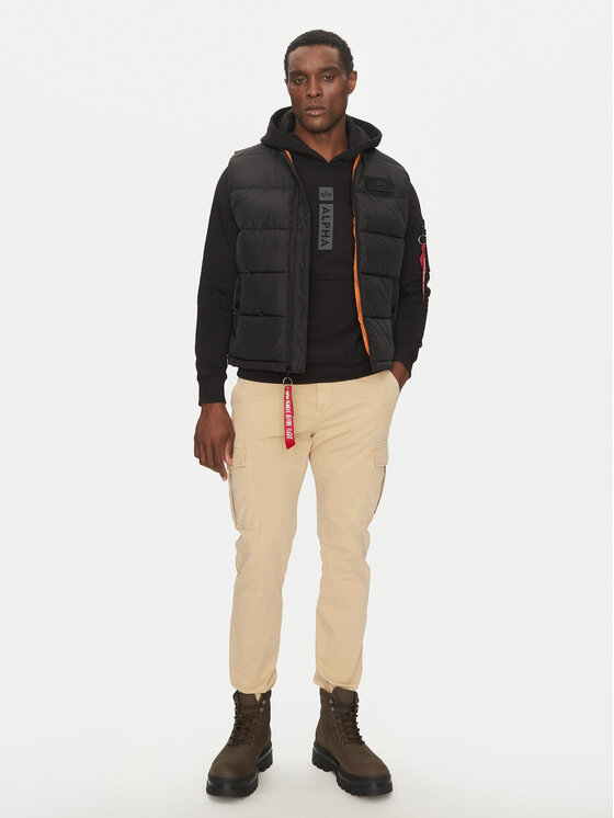 Alpha Industries Alpha Industries Αμάνικο Μπουφάν 118109 Μαύρο Regular Fit