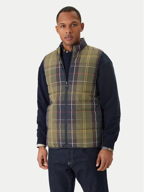 Barbour Vestă elegantă MGI0314TN52 Verde Regular Fit