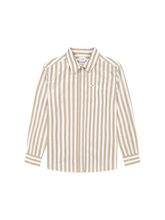 Lee Lee Koszula ALL PURPOSE SHIRT Beżowy Regular Fit