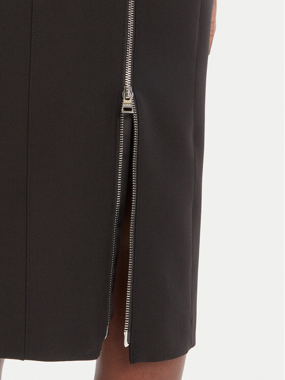 HUGO HUGO Cocktail obleka Karami 50542651 Črna Regular Fit