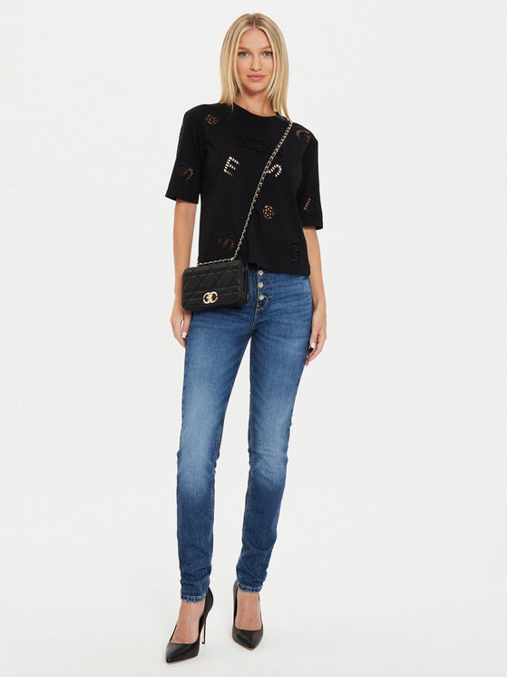 Guess Guess Farmer W4YA28 D5DD4 Sötétkék Slim Fit