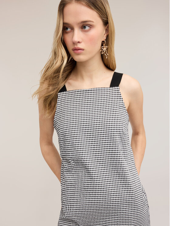 Motivi Motivi Sukienka koktajlowa 701LQ003633N0S1 Czarny A-Line Fit