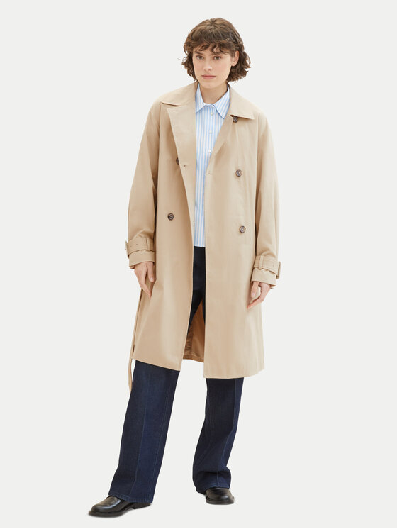 Tom Tailor Tom Tailor Trench 1040488 Bež Loose Fit