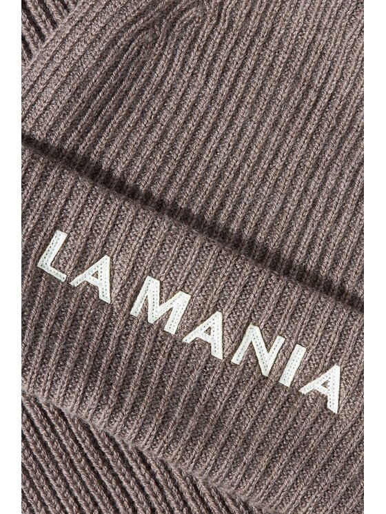 La Mania La Mania Berretto MERINOWOOL HAT 2 Marrone