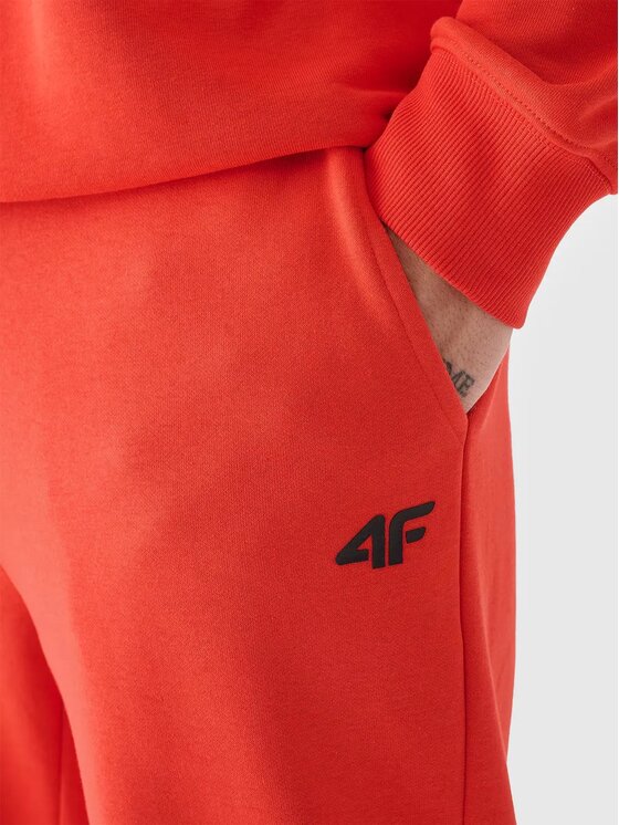 4F 4F Pantaloni da tuta 4FWMM00TTROM0943-70S Arancione Regular Fit