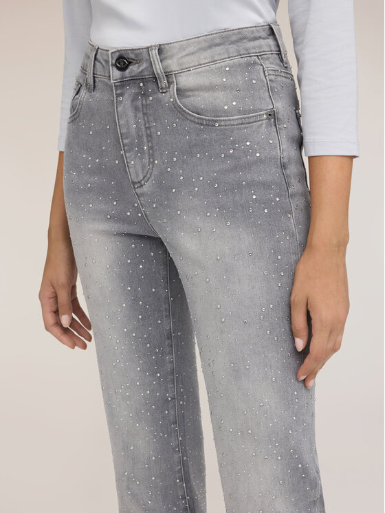 Motivi Motivi Jeans P462Q004955N013 Grigio Flare Fit