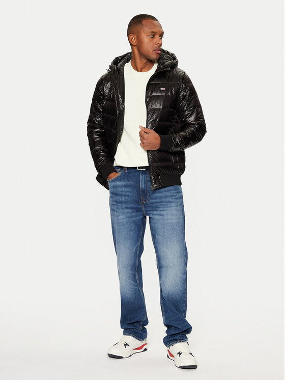 Tommy Jeans Tommy Jeans Geacă DM0DM20659 Negru Regular Fit