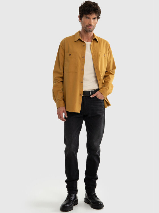 BIG STAR BIG STAR Jeansy HARPER_921_190 Czarny Tapered Fit